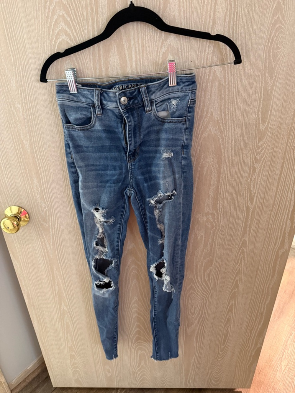 American Eagle Outfitters super hi rise jegging size 0